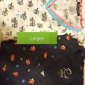 LARGE SCRUB TOPS